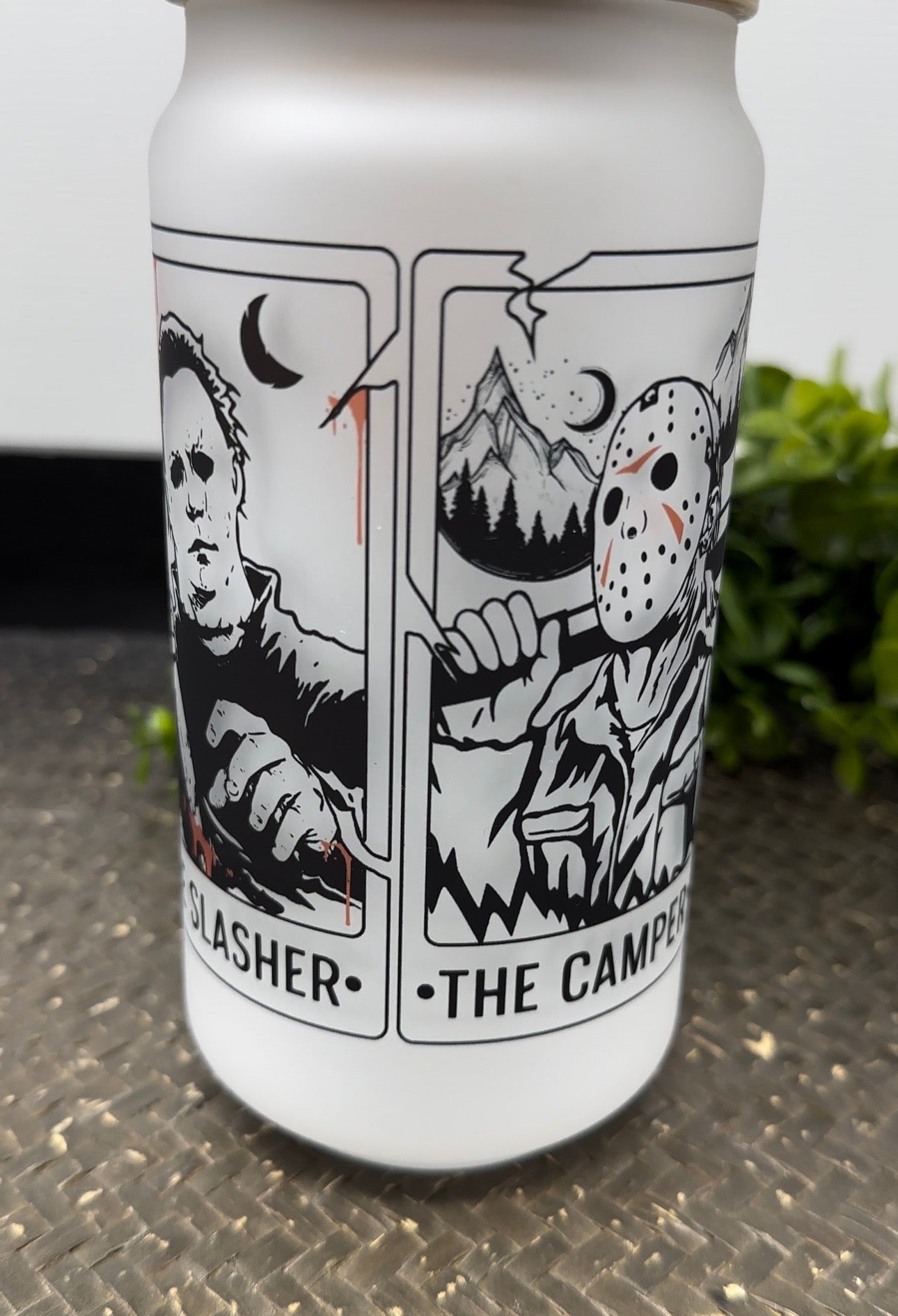Slashers Horror Frosted Tumbler