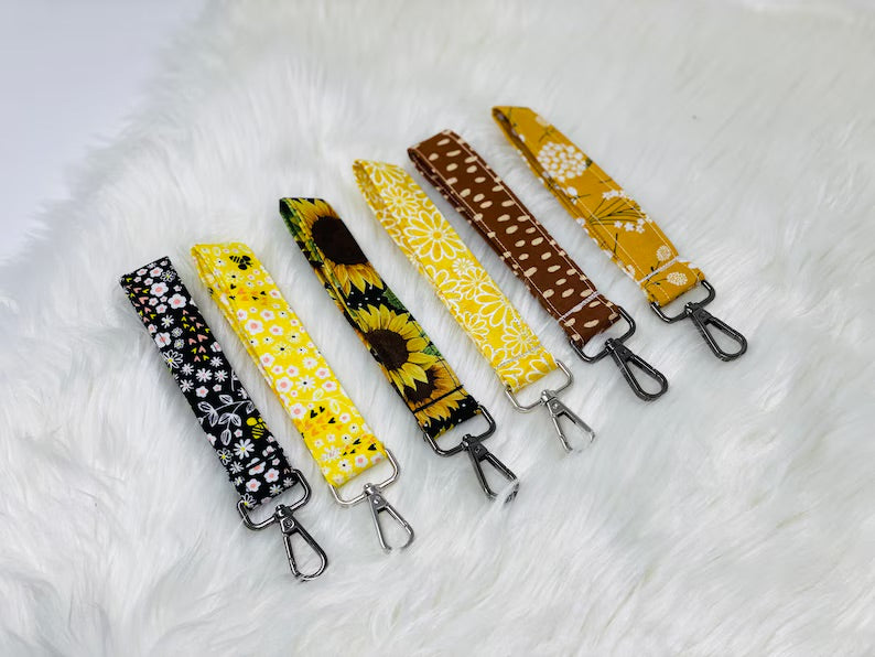 Spring Floral Wristlets
