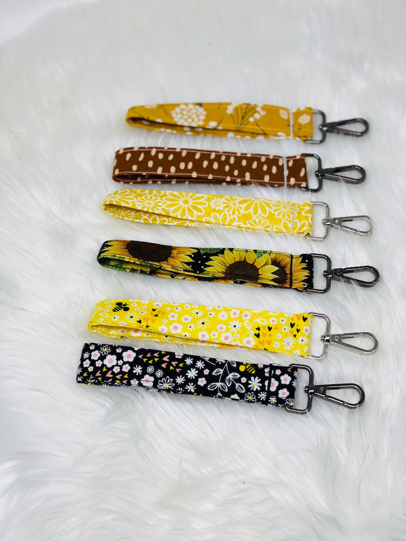 Spring Floral Wristlets