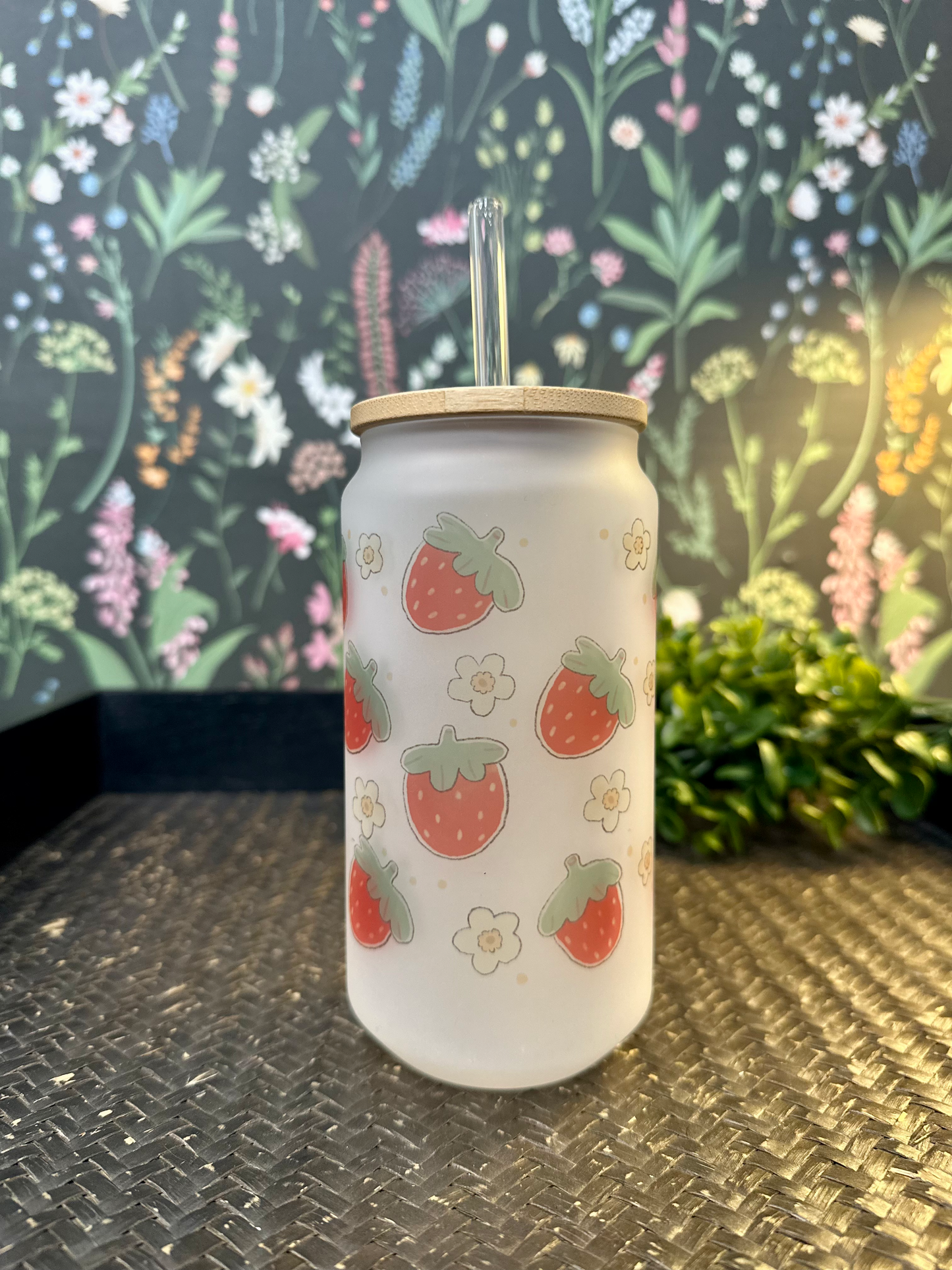 Strawberry Frosted Tumbler