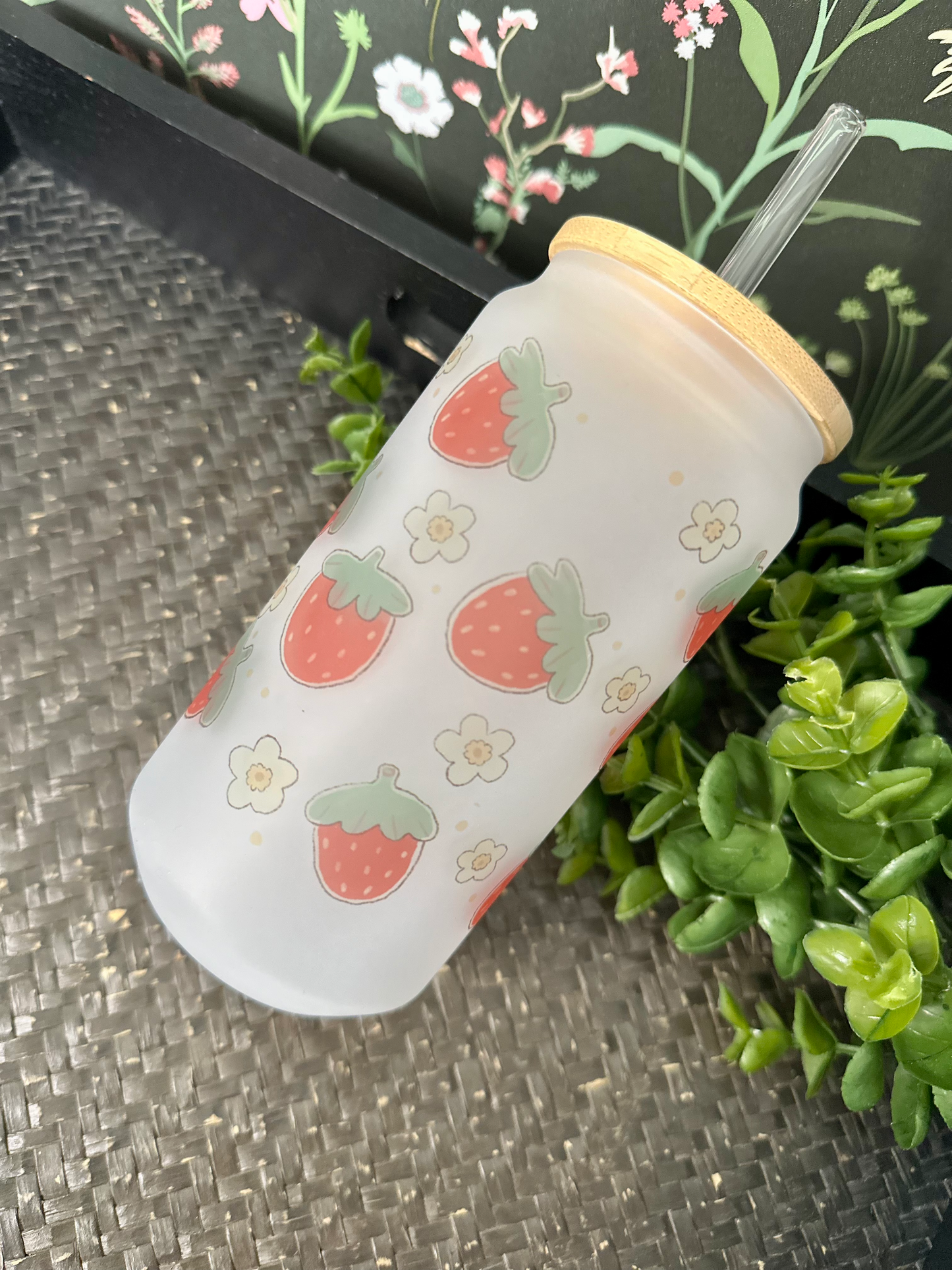 Strawberry Frosted Tumbler
