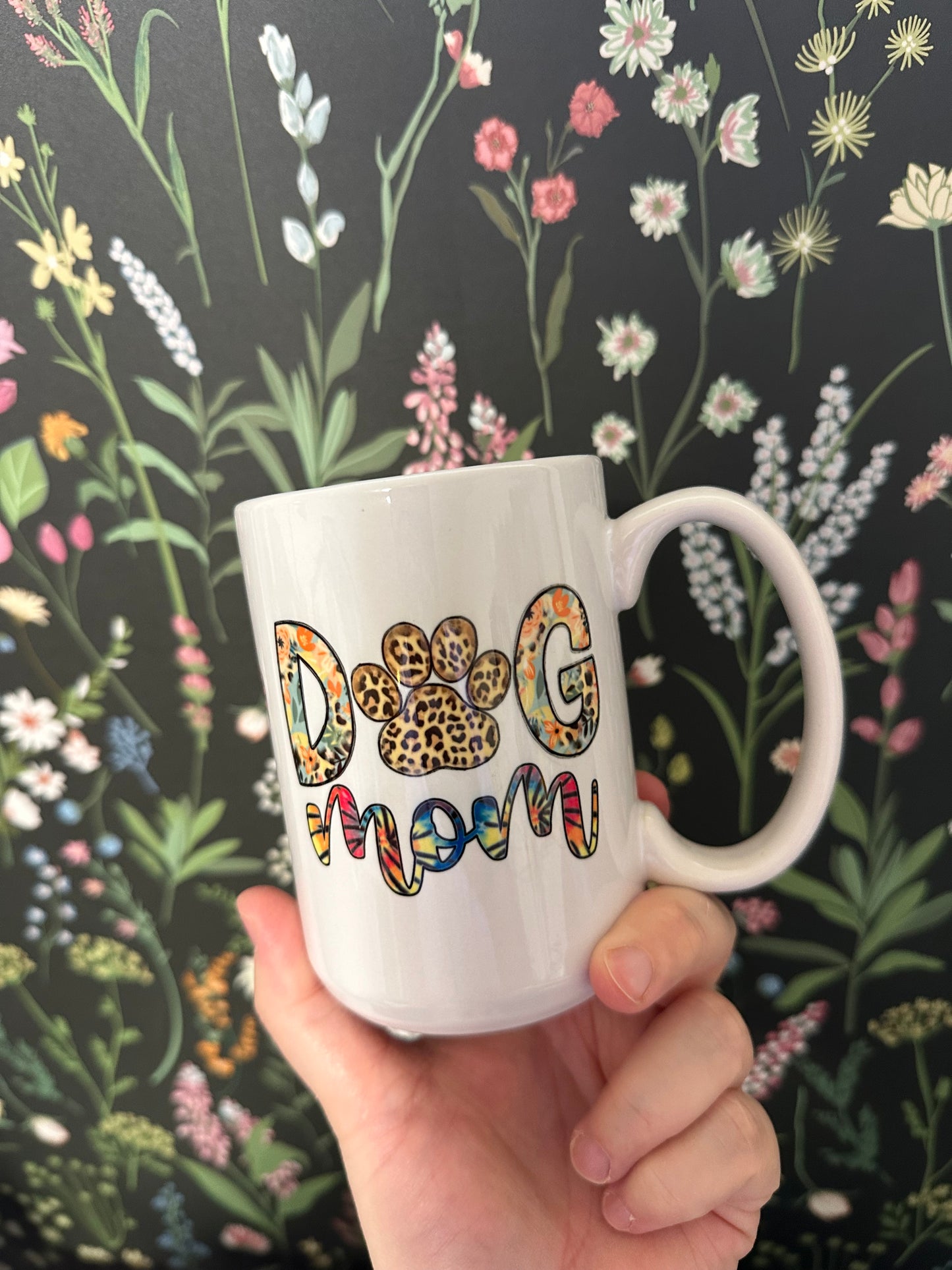 Fun Dog Mom 15oz Coffee Mug