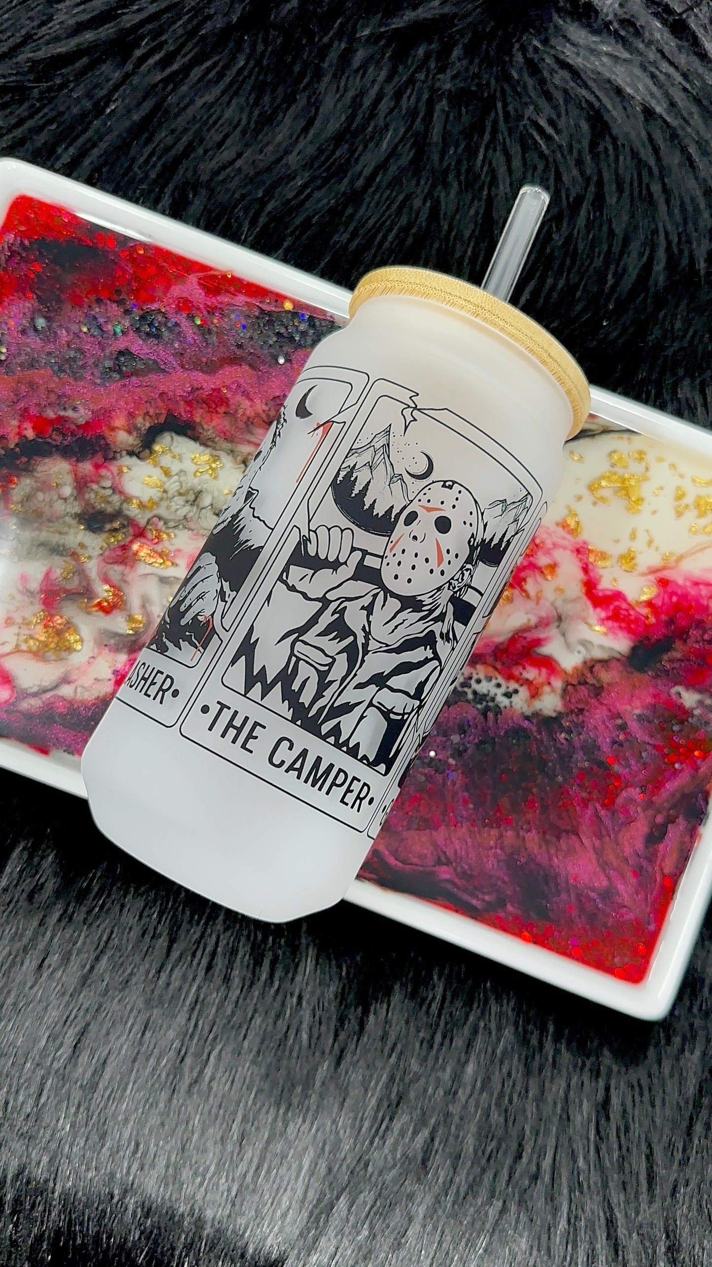 Slashers Horror Frosted Tumbler