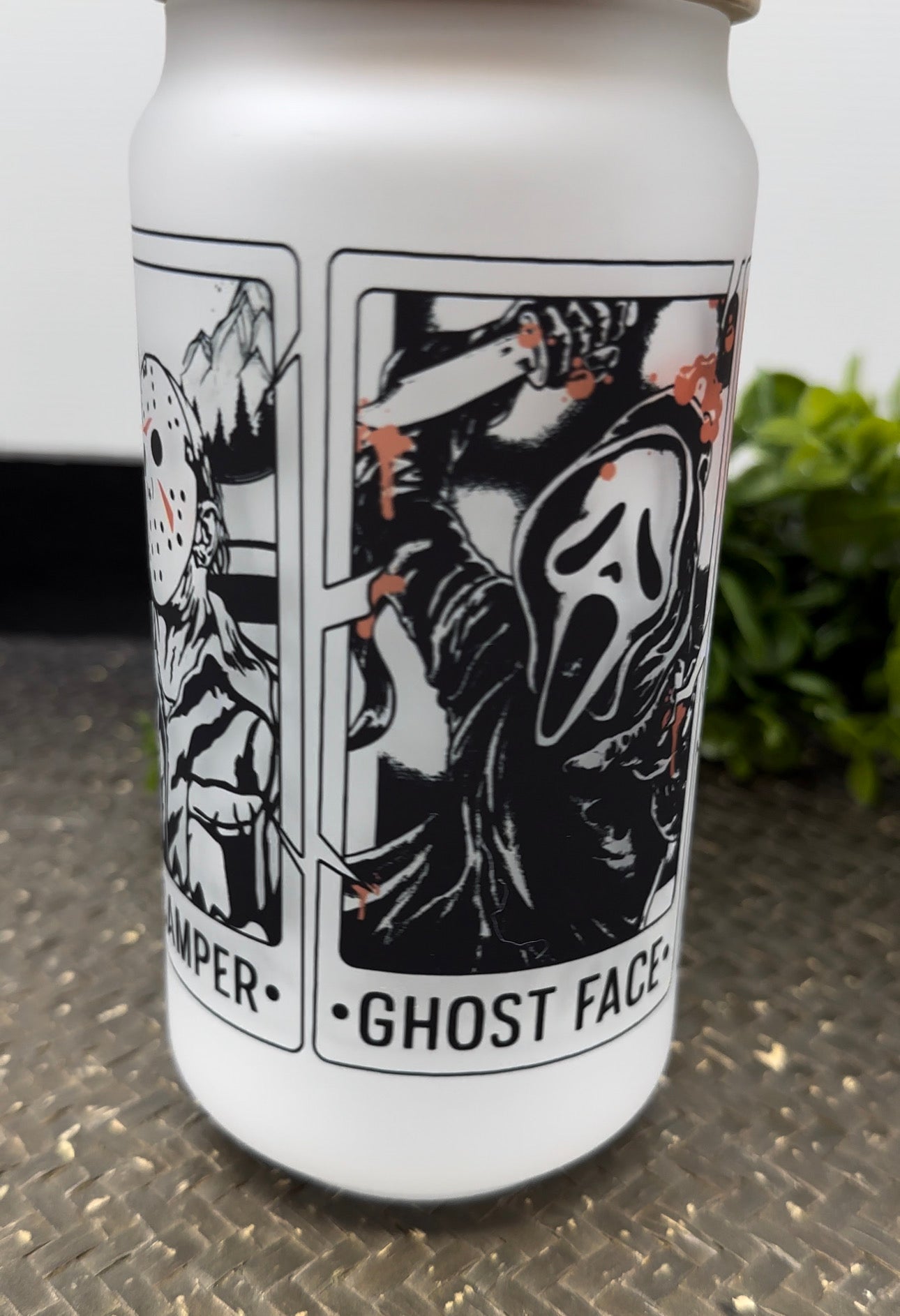Slashers Horror Frosted Tumbler