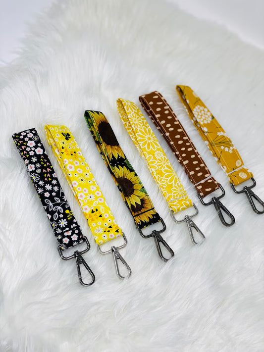 Spring Floral Wristlets