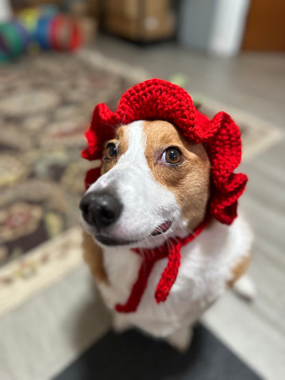 Strawberry Pupper Bucket Beanie